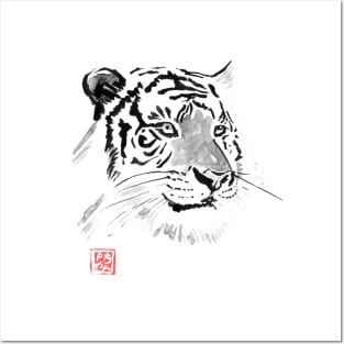 white tiger Posters and Art